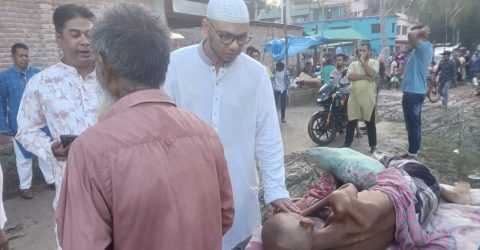 লোহাগড়ায় ধানের শীষের পক্ষে গণসংযোগ ও ধর্মীয় প্রতিষ্ঠান পরিদর্শনে অবসরপ্রাপ্ত মেজর আলহাজ্ব কাজী মঞ্জুরুল ইসলাম (প্রিন্স)