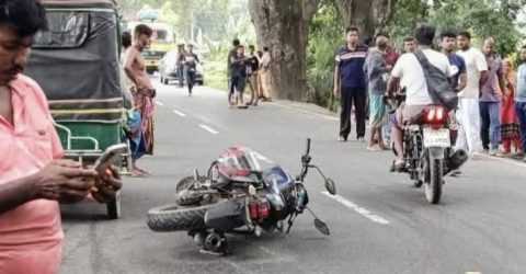 যশোরের ঝিকরগাছায় মোটরসাইকেল দুর্ঘটনায় যুবক নিহত