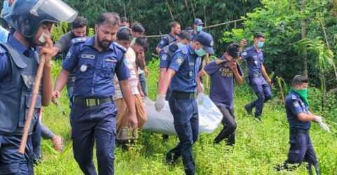 ঝোপে পুঁতে রাখা ব্যবসায়ীর বস্তাবন্দি দ্বিখণ্ডিত মরদেহ উদ্ধার: সাবেক কর্মচারী ও তার স্ত্রী গ্রেপ্তার