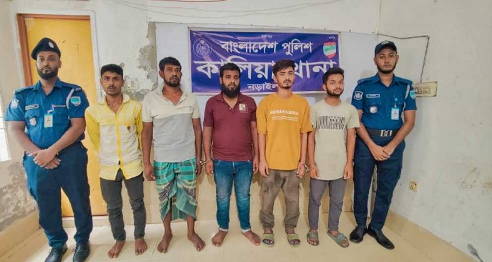 নড়াইলে ফুটবল খেলাকে কেন্দ্র করে রগ কেটে হত্যা: ৫ জন গ্রেপ্তার