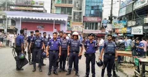 এনসিপির সমাবেশ: নিরাপত্তার চাদরে ফরিদপুর