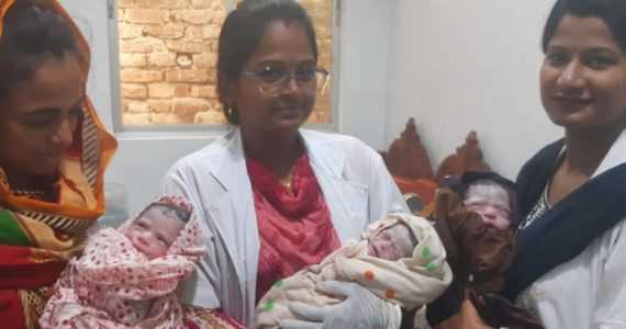 লোহাগড়ায় একসঙ্গে তিন কন্যাসন্তানের জন্ম, আনন্দে খুশি পরিবার