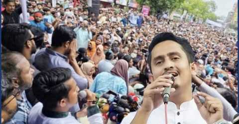 “হাসিনার মৃত্যুদণ্ড দেখে মরতে চাই”: এনসিপি নেতা সারজিস