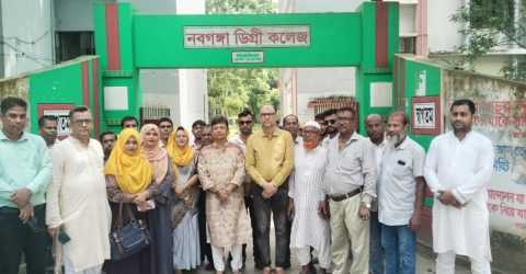 লোহাগড়ায় দুইদিনব্যাপী গণসংযোগ ও বৃক্ষরোপণ কর্মসূচিতে মেজর (অব.) মনজুরুল ইসলাম প্রিন্স