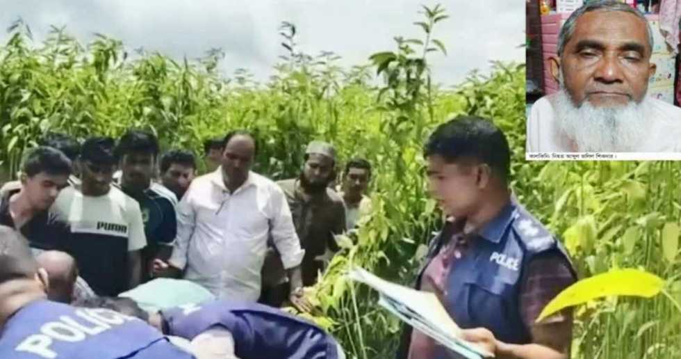 পাটখেত থেকে এলজিইডির অফিস সহকারীর মরদেহ উদ্ধার
