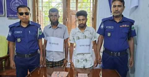 ২শত পিস ট্যাপেন্ডল ট্যাবলেটসহ জামাই-শ্বশুর গ্রেফতার