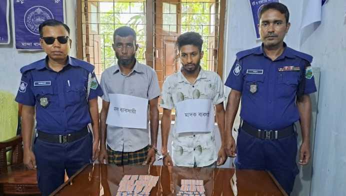২শত পিস ট্যাপেন্ডল ট্যাবলেটসহ জামাই-শ্বশুর গ্রেফতার